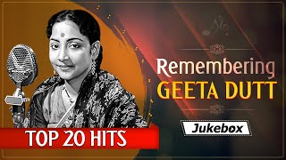 Top 20 Hits Of Geeta Dutt  Remembering Geeta Dutt  Video Jukebox  Classic Songs [upl. by Leik]