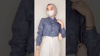 Outfit kondangan hijab simple ootd casual style remaja [upl. by Yaker555]