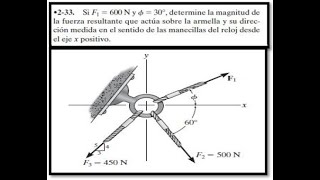 2 33 FISICA I VECTORES FUERZA [upl. by Kneeland]