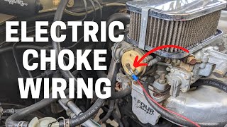 Electric Choke Wiring Weber 3236  Mazda B2000 B2200 [upl. by Primalia]