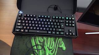 Logitech G Pro Keyboard Unboxing [upl. by Stacee]