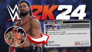 WWE 2K24 Universe and My GM Mode HUGE IMPROVEMENTS [upl. by Aharon229]