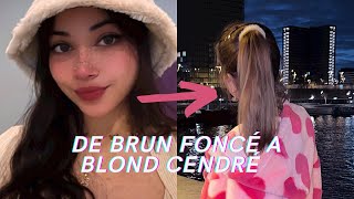 de brun foncé à blond cendré à la maison  VLOG [upl. by Anohr]