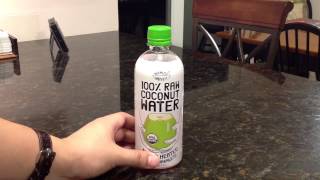 100 Raw Coconut Water by Harmless Harvest Review [upl. by Onitrof]