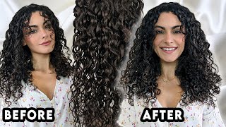 Amazon Clipin Curly Hair Extensions Review Im speechless  Alya Amsden [upl. by Azmah226]