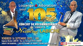 CONCERT DE RECONNAISSANCE POUR LES 105 ANS DE MR LABICHE NICOLAS VEN 16 9 2022 [upl. by Leksehc]