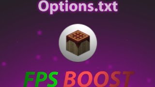 Optionstxt FPS Boost  PojavLauncher [upl. by Hajan]