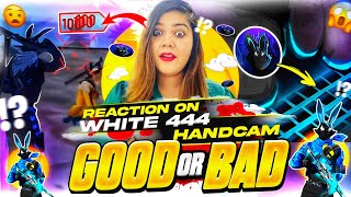 White 444 Handcam Reaction😍  Good Or Bad😇  Reaction On WHITE444YT [upl. by Jarietta644]