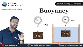 Buoyancy Phenomenon explained clearly Hindi [upl. by Agnella]