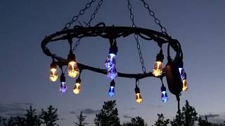 DIY Outdoor Chandelier [upl. by Anawahs]