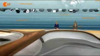 ZDF heute Panne vom 24012010 Scheinwerfer im Bild [upl. by Aihtak]