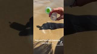 Salt amp sand reaction [upl. by Tito80]