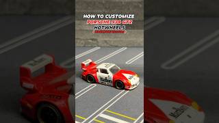 HOW TO CUSTOMIZE PORSCHE 993 GT2 hotwheels porsche diy howto custom cars [upl. by Notgnillew177]