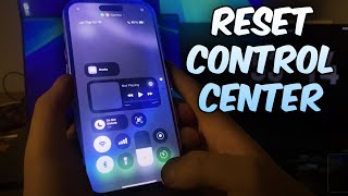 How To Reset Control Center In Iphone Ios 18 1 [upl. by Kataway]