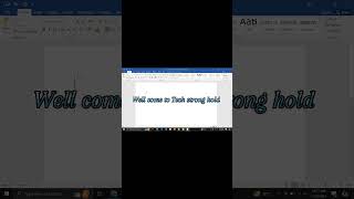 How to Write Subscript in MS Word  MS Word Tricks  Tech Strong Hold youtubeshort msword [upl. by Zetrom365]