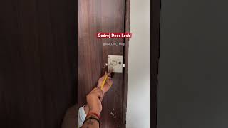 Godrej Door Lock Fitting shorts construction interior [upl. by Nomael83]