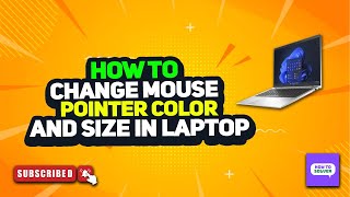 How to change mouse pointer color and size in laptop 2024 [upl. by Assiron510]