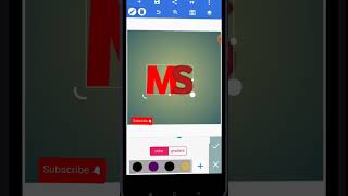 How to Make Flyer Design on Mobile with Pixellab  MS Logo Design Tutorialytshorts [upl. by Sharity]