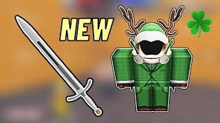 NEW ST PATRICKS SWORD AND HOW TO GET IT IN ARSENAL Roblox Arsenal [upl. by Batista]