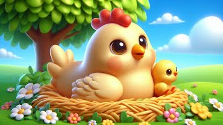 The Mother Hen Song  Kids Songs amp Nursery Rhymes  Animals Song [upl. by Kassie]