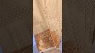 Diwali offer sareegolden colorsilk saree 🥰shorts [upl. by Silvia]