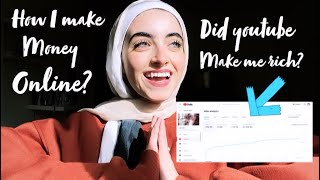 My blogging story This is how much youtube paid me How I make money online 💵 [upl. by Fachini]