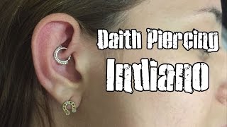 Piercing na orelha  Daith piercing indiano [upl. by Evelinn]