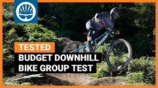 Best Budget Downhill Bike  4 Way Shootout of The Big Rigs [upl. by Akenom476]