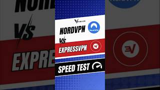 NordVPN vs ExpressVPN Speed Test Which is faster shorts shortsfeed shortsvideo [upl. by Hannus]