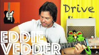 Guitar Lesson How To Play Eddie Vedders Cover of REMs Drive [upl. by Barris]