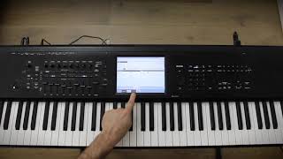 Korg Kronos Tutorial Assign pitch bend range [upl. by Mae]