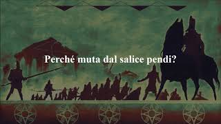 Nabucco de Verdi  Acte III Scène 4  Va pensiero paroles [upl. by Enelegna]