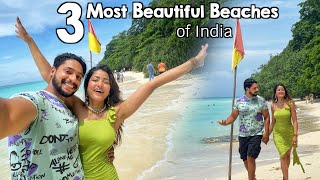 Visiting 3 Most Beautiful Beaches of India 😍 Andaman Ep2 [upl. by Aynuat]