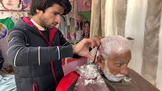 100 Year Old ASMR Fast Hair Cutting ✂️✂️With Barbar 💈Young🪒✂️💈 [upl. by Finnie]