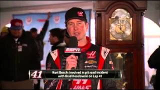 Kurt Busch sets reporter straight [upl. by Abebi991]