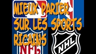 les 3 meilleurs sites pour vos pronos sur les sports americains [upl. by Bauske]