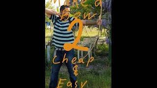 How to make a red oak longbow 2 Tillering tree for making traditional archery bows [upl. by Abdel]