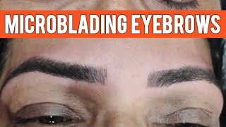 Microblading Eyebrows Service at Kannur Kerala [upl. by Tremann]