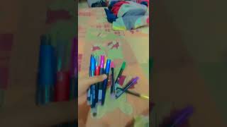 Unboxing of out line pen OUTLINE PEN😍🤩 [upl. by Imit80]