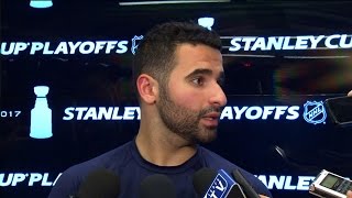 Maple Leafs PostGame Nazem Kadri  April 23 2017 [upl. by Pernick739]