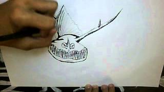 Speed Drawing Thunder Drum Dragons Riders of Berk [upl. by Ventura]