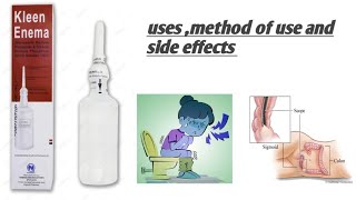 kleen enema usesmethod of usedose and side effects best for constipation [upl. by Adnilim]