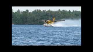 Water Bombers on Six Mile Lake [upl. by Yonita]