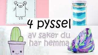 PYSSEL  med saker du har hemma [upl. by Inalaeham]