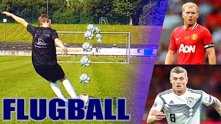 Schusstechnik Tutorial Flugball  Schusstechnik wie Toni Kroos oder Paul Scholes ⚽ [upl. by Anatolio421]