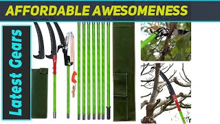 Shaledig 26 Feet Pole Saw Best Tree Trimming Tool for High Branches [upl. by Maison309]