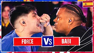 FORCE vs BABI  Final Regional Madrid  Red Bull Batalla 2024 [upl. by Anaes]