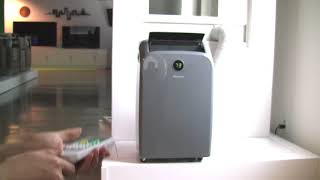 Hisense Portable Air Conditioner  How to use 2018 Model [upl. by Letnoj865]