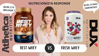 Best whey Atlhetica Nutrition ou Fresh Whey Dux qual é melhor Descubra agora [upl. by Im184]