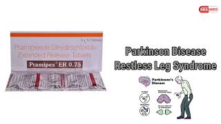 Pramipexole tablet in hindi  Pramipex er 075 tablet uses dose [upl. by Eeliah]